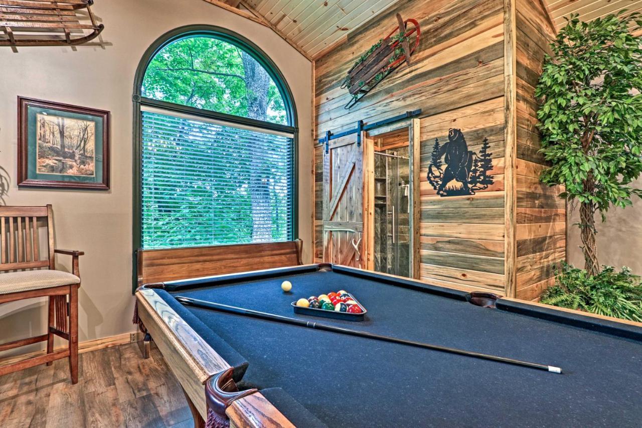 Eclectic Cabin With Hot Tub 1 Mi To Ober Gatlinburg Esterno foto
