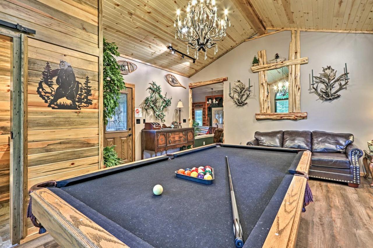 Eclectic Cabin With Hot Tub 1 Mi To Ober Gatlinburg Esterno foto